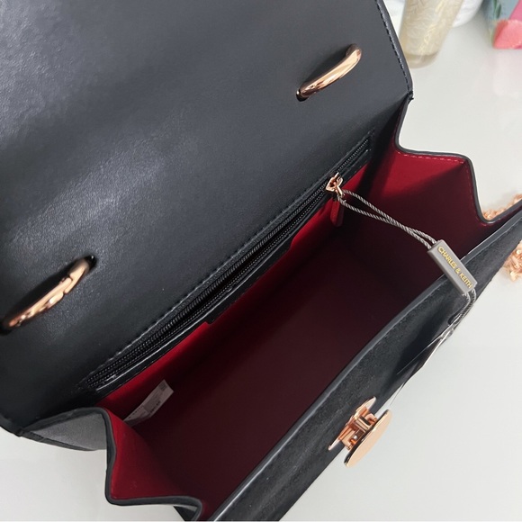 Charles & Keith: Metal Push Lock Front Flap Crossbody Bag - Picture 7 of 8